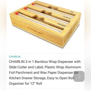 Chairlin wrap storage